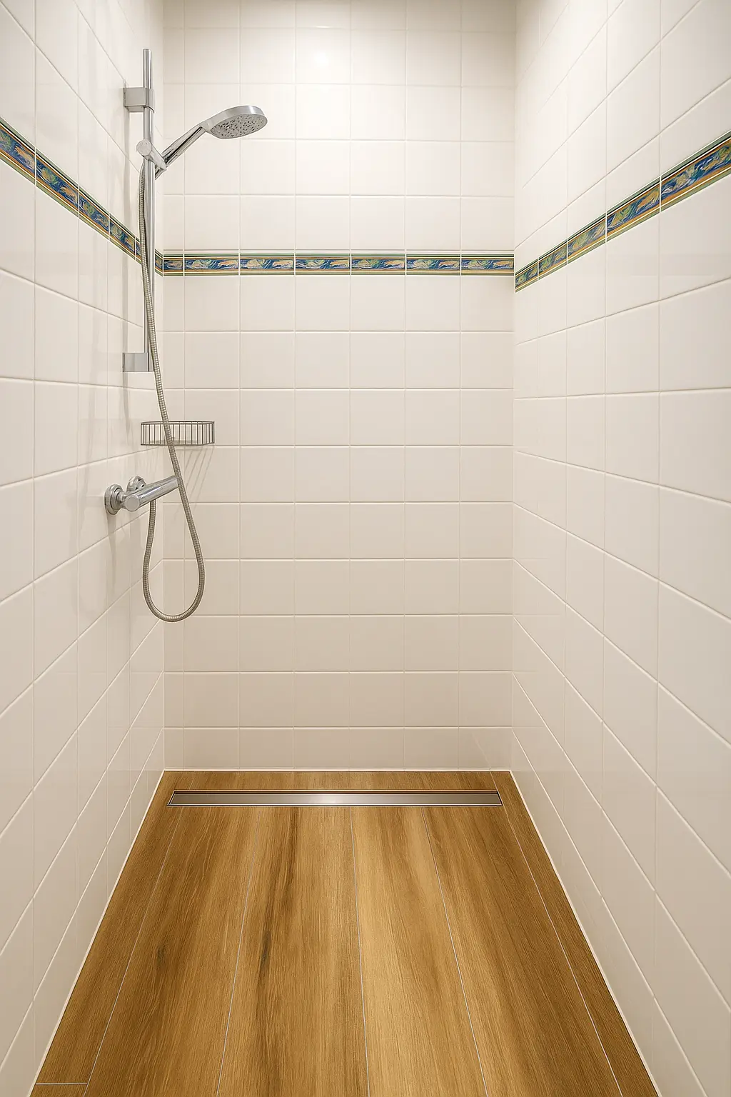 Salle de douche du gîte Un air de Toscane à Salles-Arbuissonnas